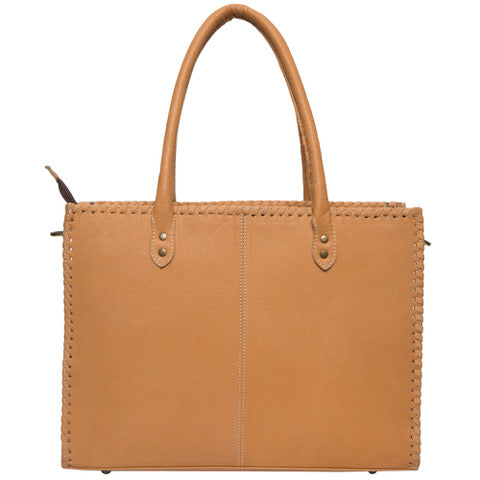 Tooling Leather Large Cowhide Tote Bag - Caracas