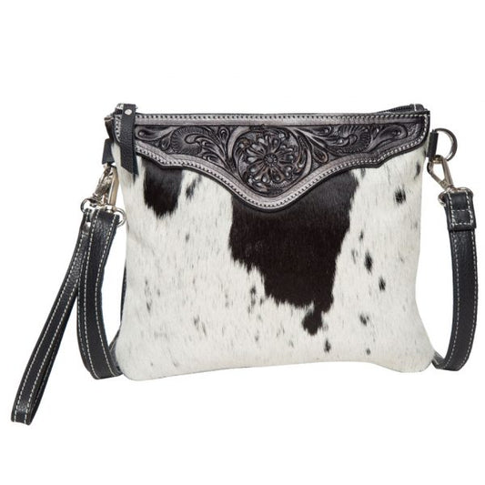Tooling Leather Cowhide Clutch Bag - Costa Rica