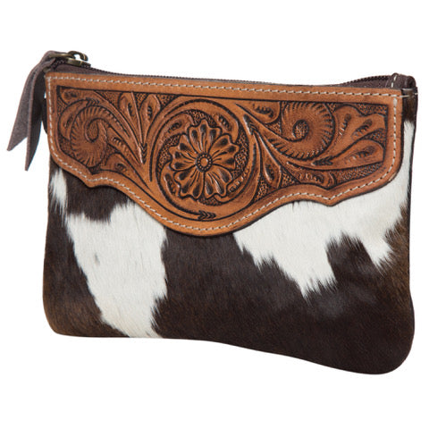 Tooling Leather Tassel Cowhide Clutch - Para