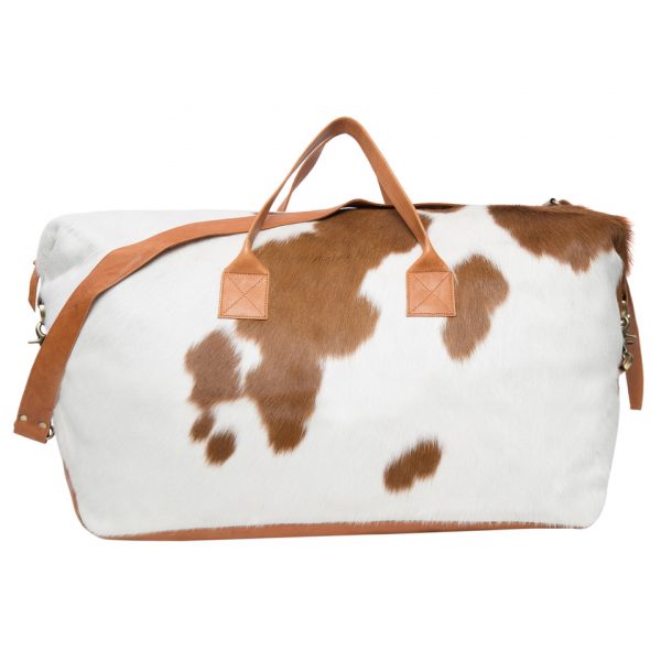 Cowhide Travel Bag Large Duffle - America