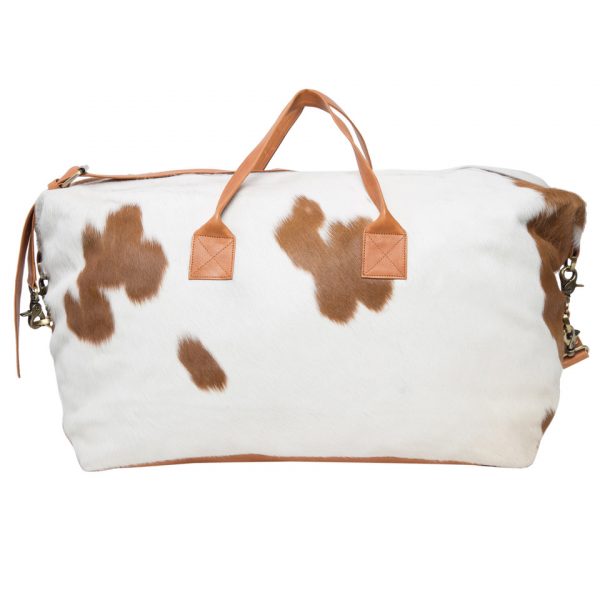 Cowhide Travel Bag Large Duffle - America