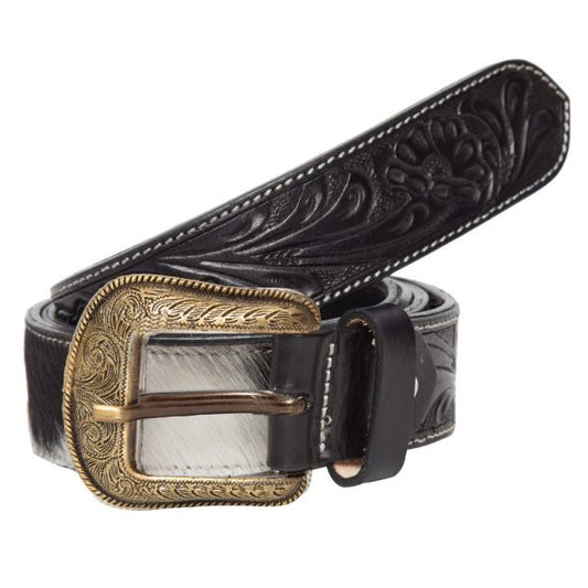 Tooled Belt – Cowhide Belt with Tooling Details