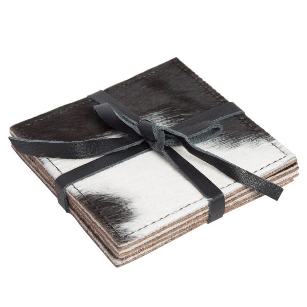 Cowhide Coaster Set of 4pcs - Cacos