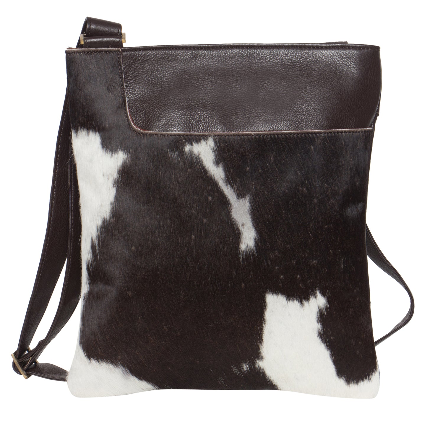 Front Open Pocket Cowhide Bag - Florence