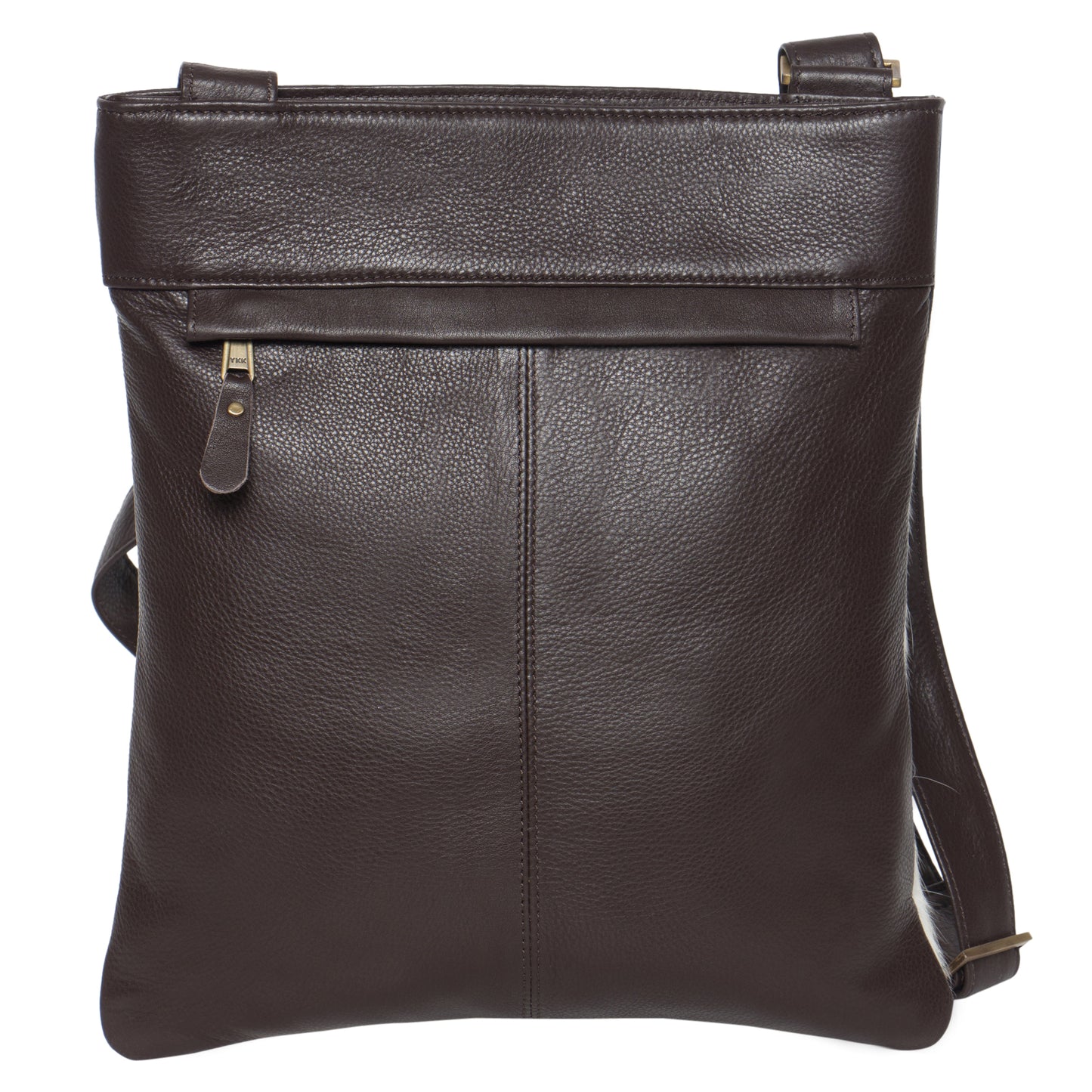 Front Open Pocket Cowhide Bag - Florence