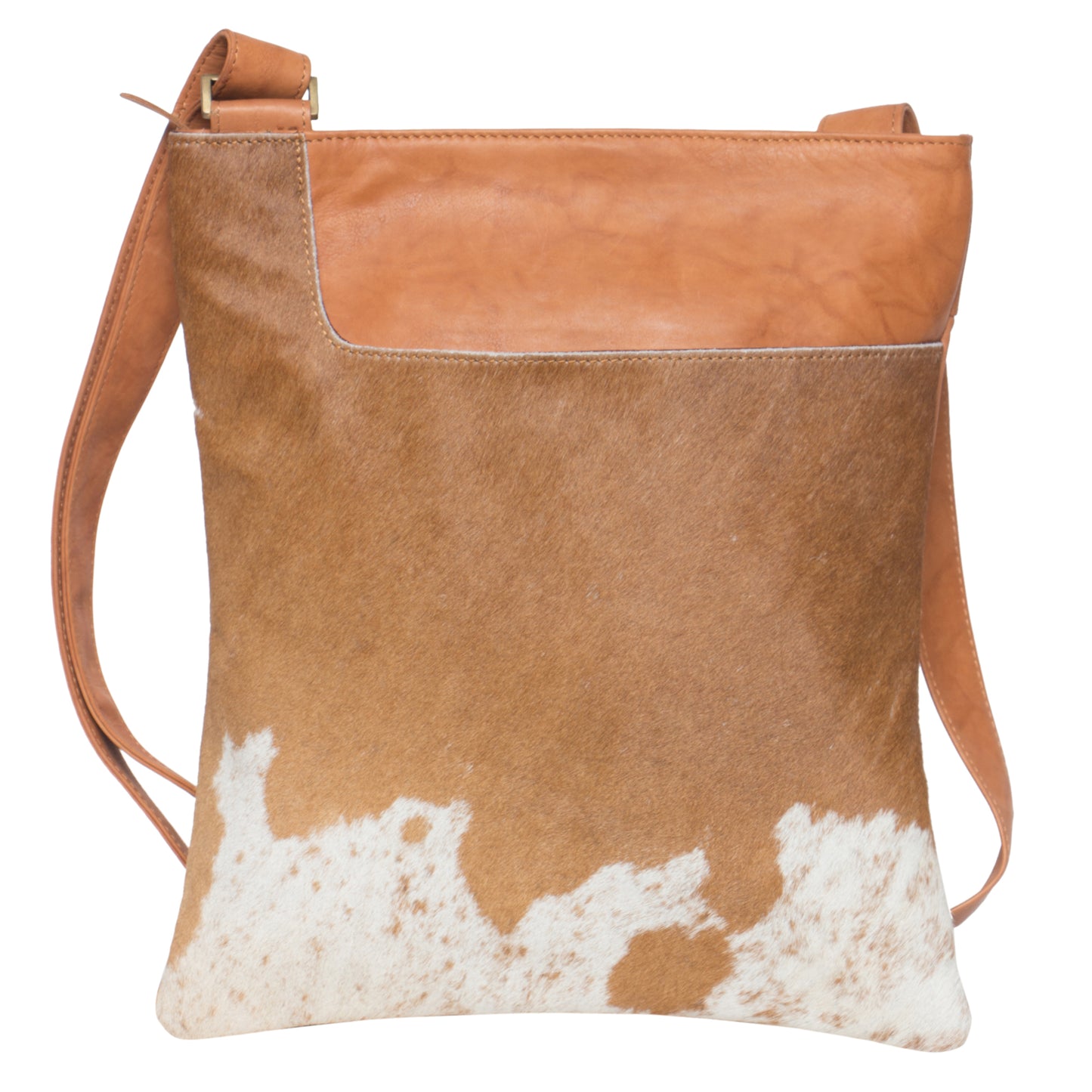 Front Open Pocket Cowhide Bag - Florence