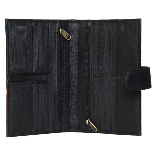 Los Angeles – Black and Gold Foil Cowhide Wallet