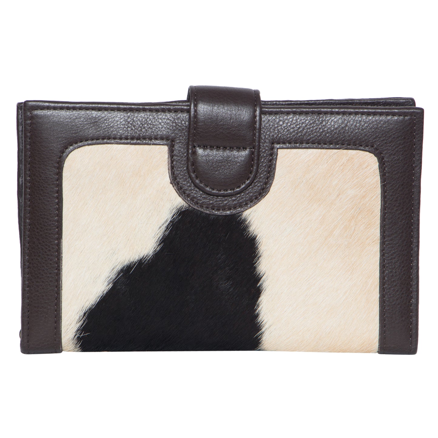 Cowhide Button Flap Wallet - Los Angeles