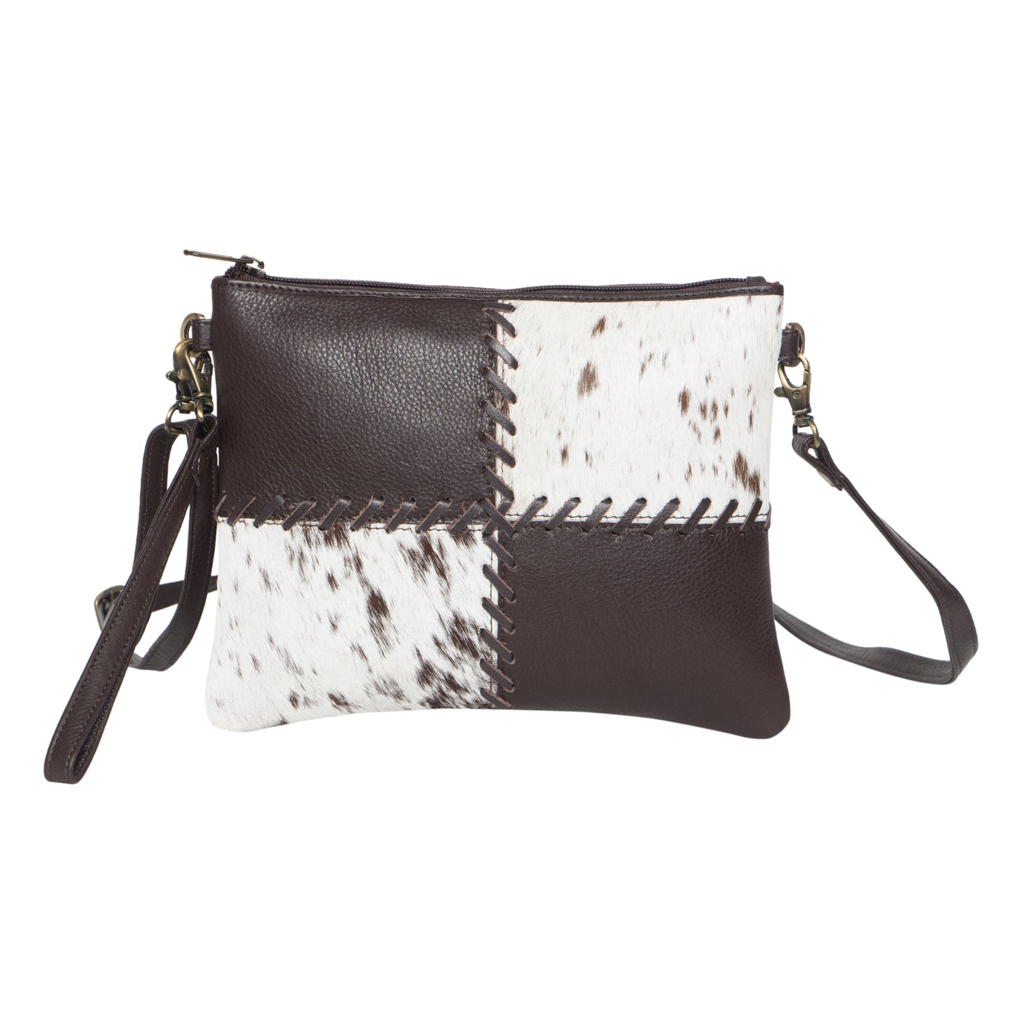 Boho Cowhide Clutch Bag - Lisbon