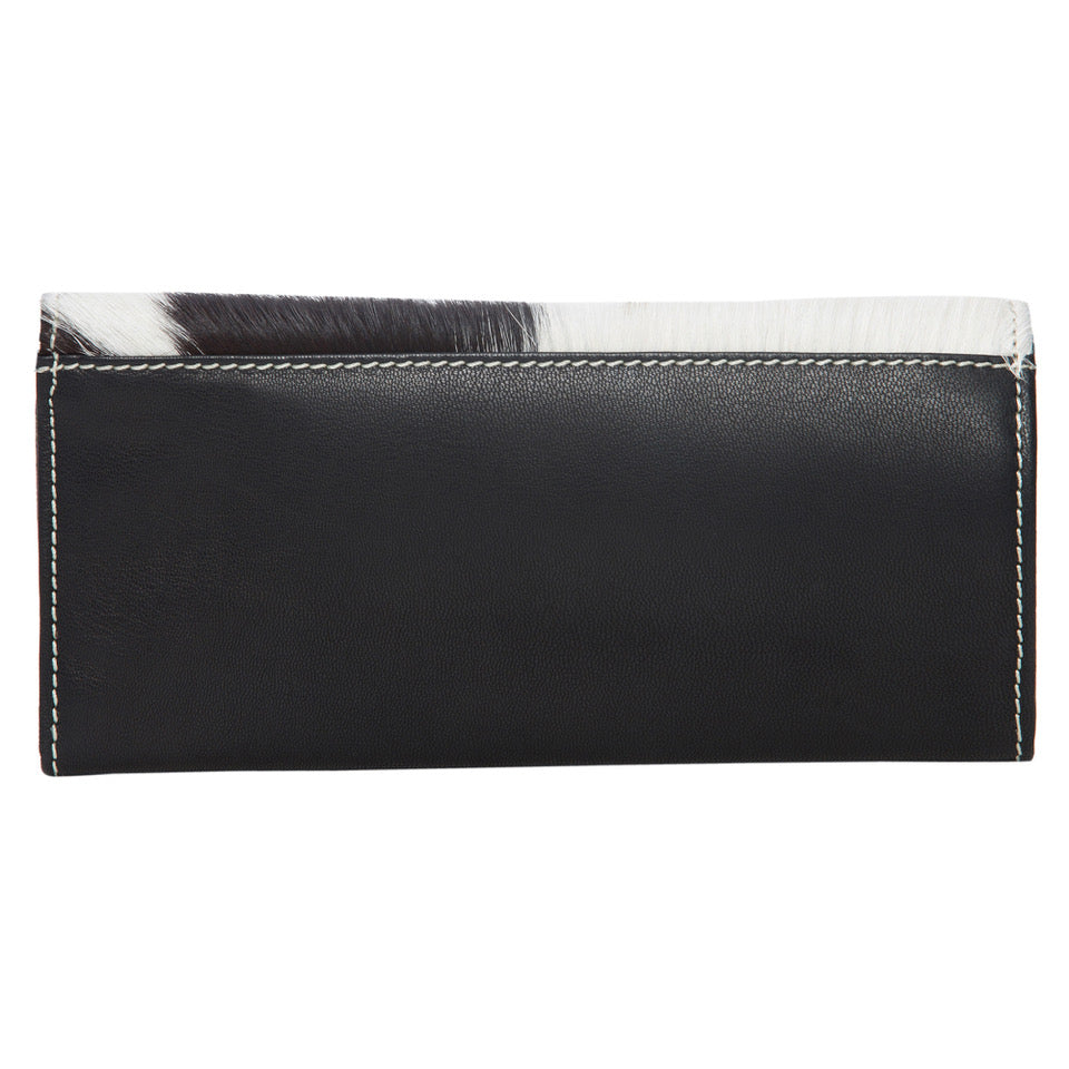 Tooling Leather Flap Cowhide Wallet - Oran