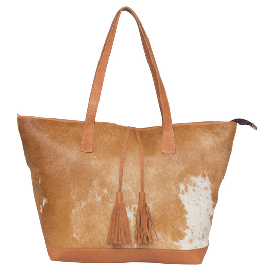 Cowhide Shopper Tote Bag - Portugal