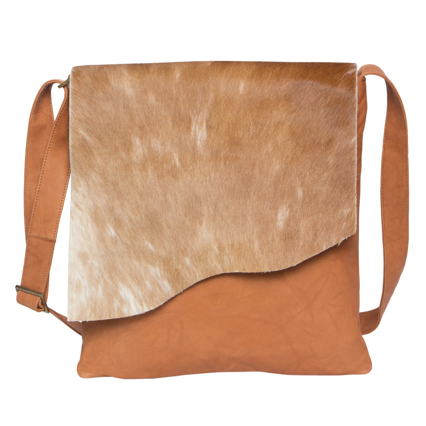 Wave Cowhide Flap Bag - Prague