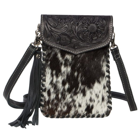Tooling Leather Cowhide Phone Bag - Tole