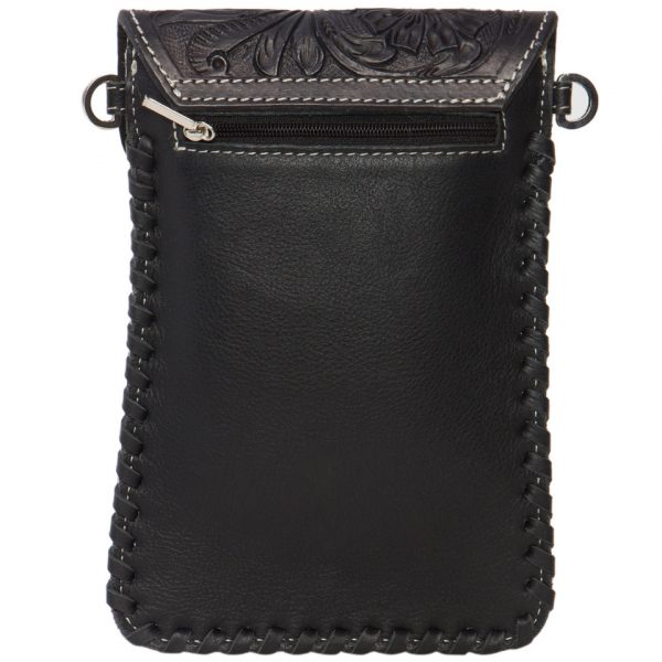 Tooling Leather Cowhide Phone Bag - Tole