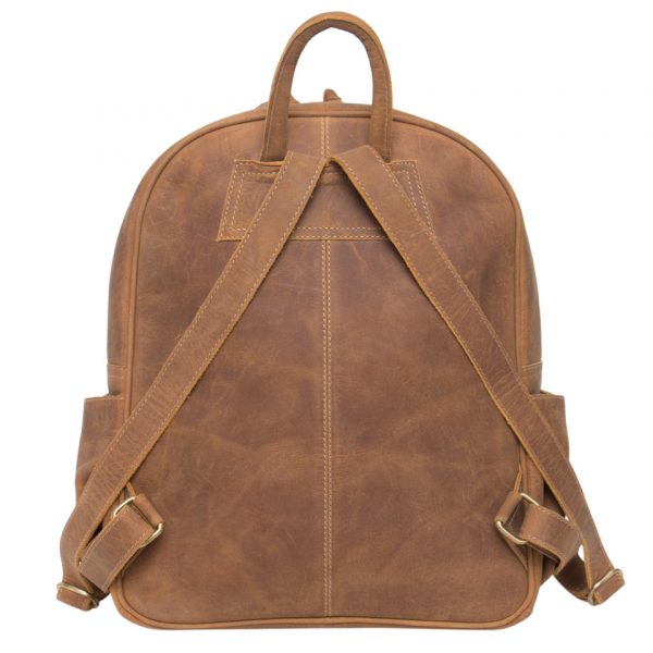 Antique Tooling Leather Backpack - YK01T