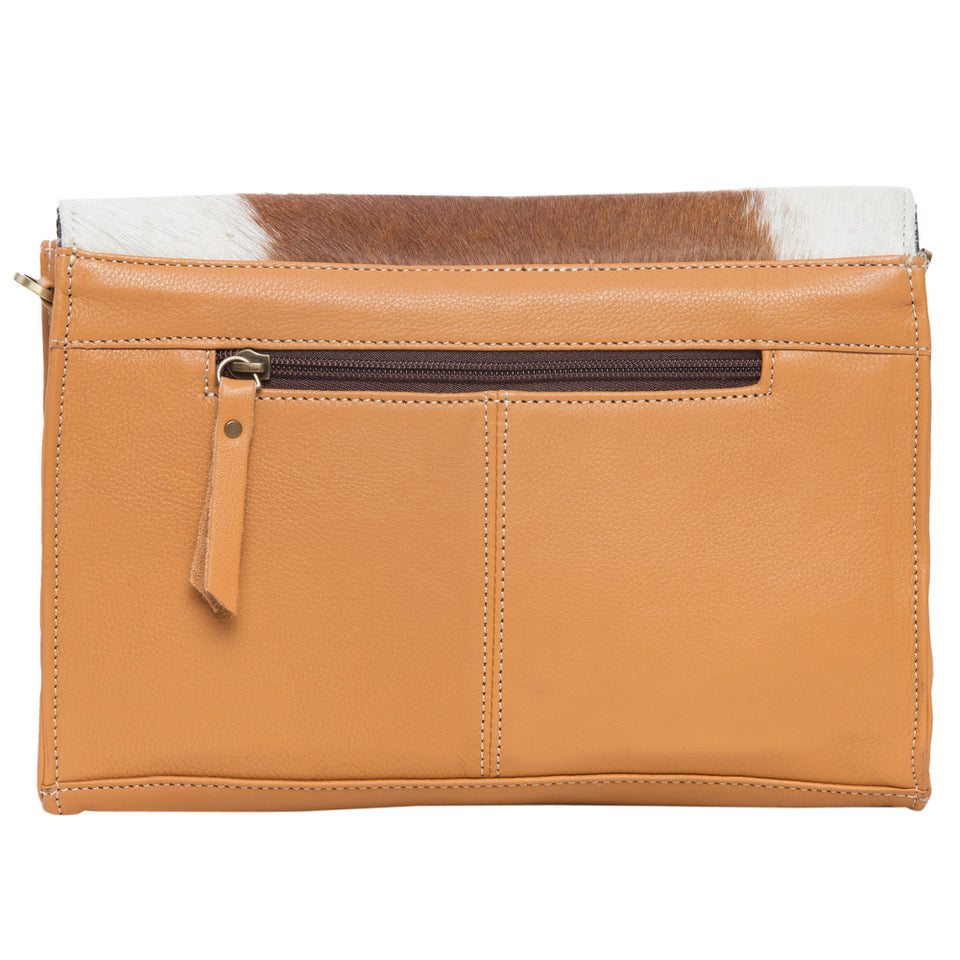 Tooling Leather Rectangular Flap Bag - Valencia