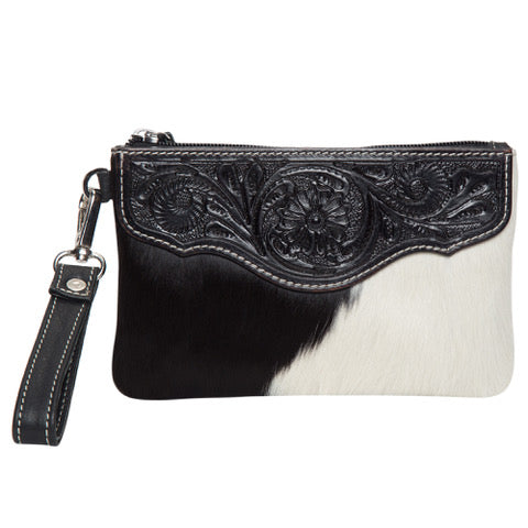 Tooling Leather Tassel Cowhide Clutch - Para