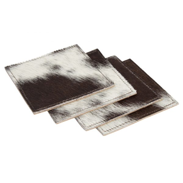 Cowhide Coaster Set of 4pcs - Cacos